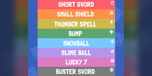 Cover image for Dicey Dungeons Colorblind Equipments