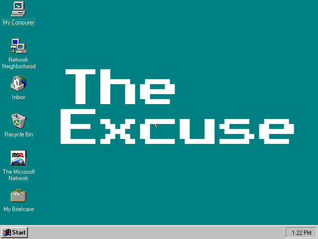 Cover image for The Excuse
