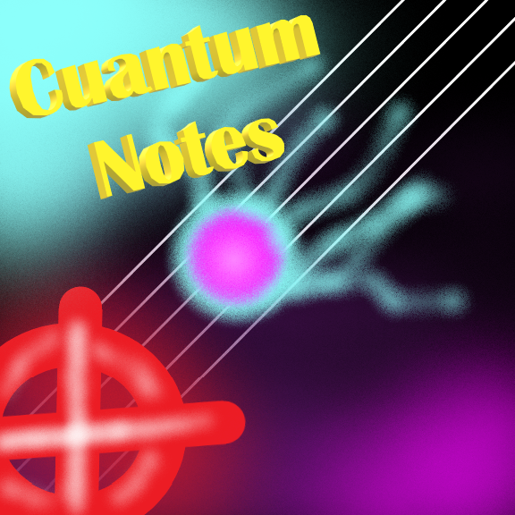 Cuantum notes game concept