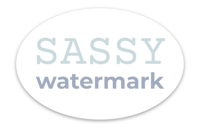Sassy Watermark Maker Sticker