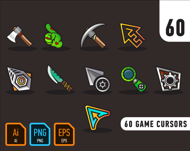 60 game cursors by cruizrf