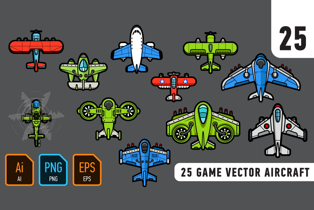 25 game vector aircraft