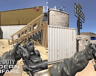 Call of Duty mw(splitscreen multiplayer)