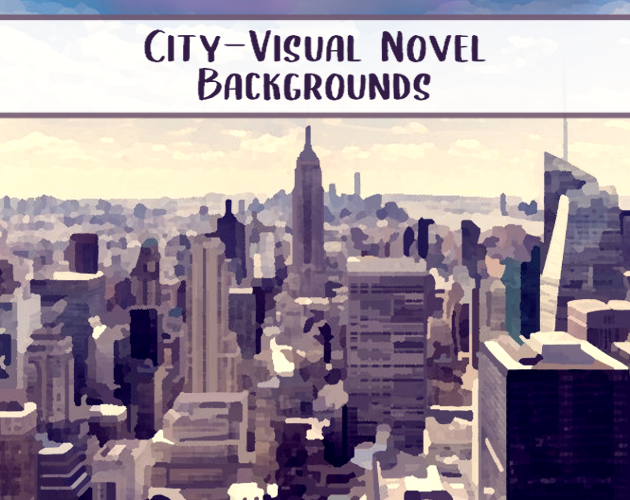 Visual novel background of a city street, clean, sunny, as a roblox gfx