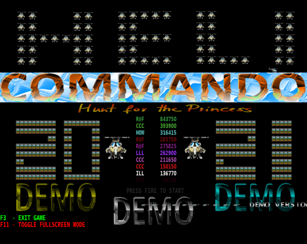 Cover image for HELI-COMMANDO 2021 - DEMO - Hunt for the princess