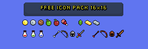 Icon Pack RPG 16x16