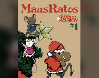 MausRatos #1 EN   - A Brazilian Christmas Zine for Mausritter 