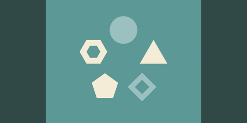 Cover image for Five Boring Shapes