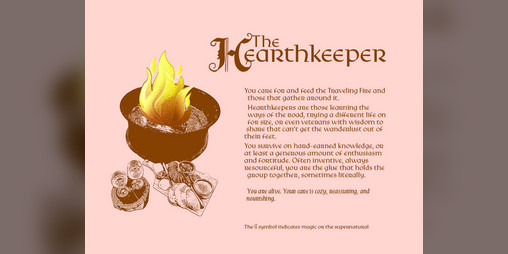 Cover image for The Hearthkeeper - a playbook for Wanderhome