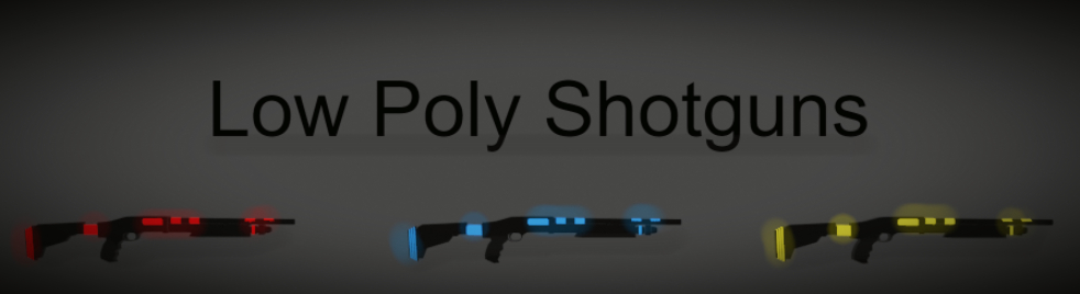 Low Poly Shotguns