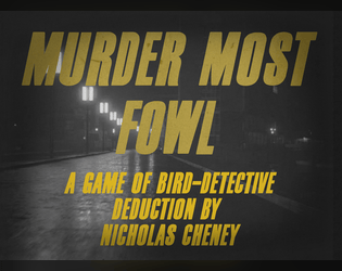 Murder Most Fowl  