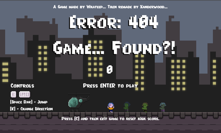 Error 404: Game Found?! (Remade)