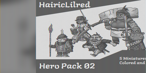 Cover image for Hairic Paper Minis - RPG Hero Pack 02
