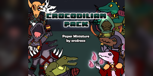 Cover image for Crocodilian Paper Miniature