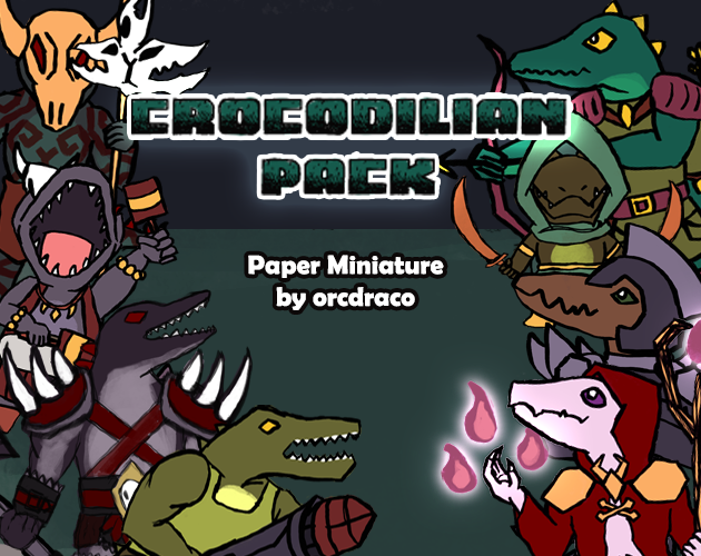 Cover image for Crocodilian Paper Miniature