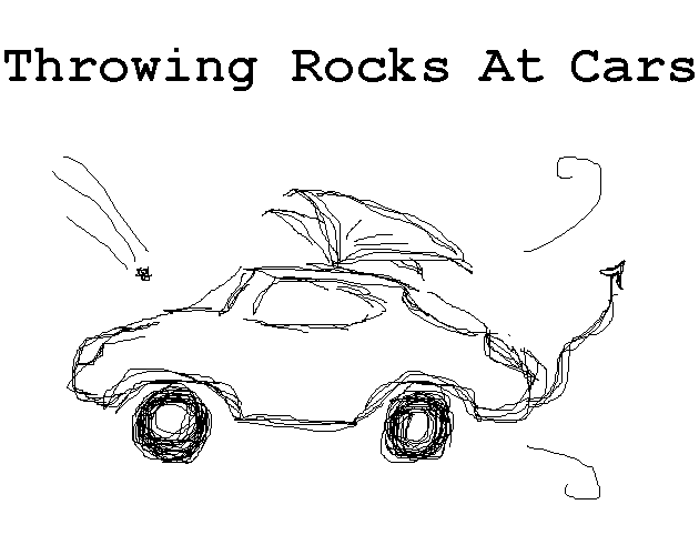 Cover image for Throwing Rocks At Cars