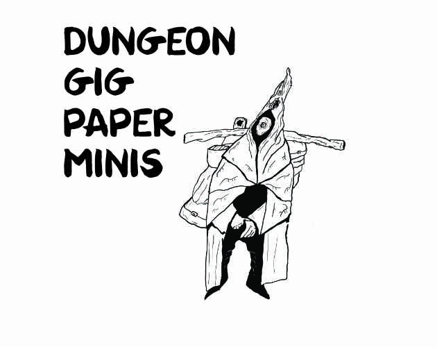 Cover image for Dungeon Gig Paper-Minis