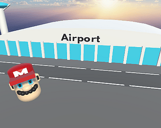 Red flying plumber man game