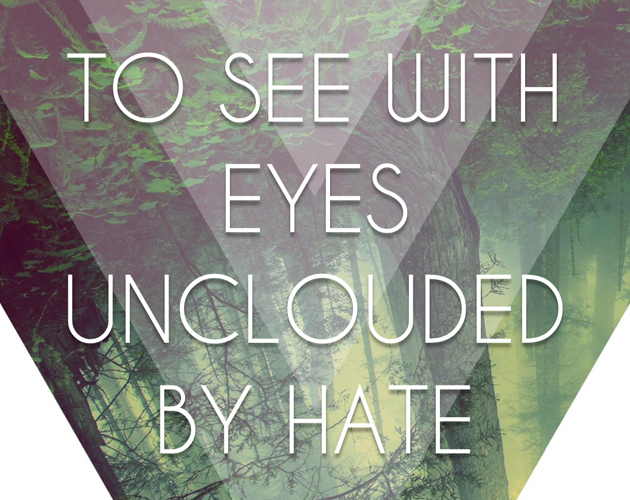 To See with Eyes Unclouded by Hate by waytooshiny