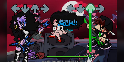 Cover image for Friday Night Funkin' Saturday Night Shreddin' VS Metal Milf