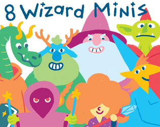 8 Paper Wizards   - 8 Wizard Paper Miniatures! 