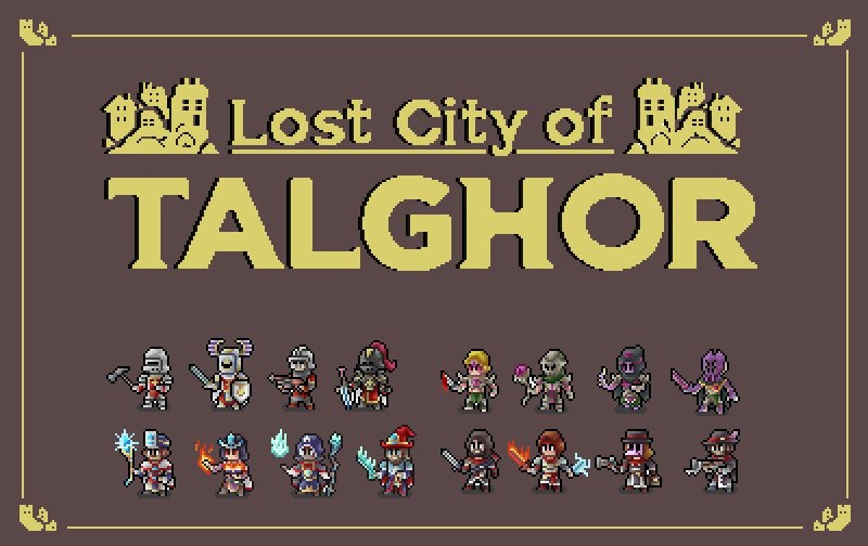 Cover image for Lost City of Talghor Paper Minis and Vttrpg tokens