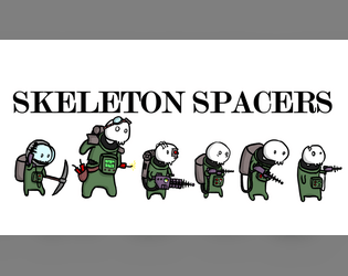 Skeleton Spacers - Paper Minis  