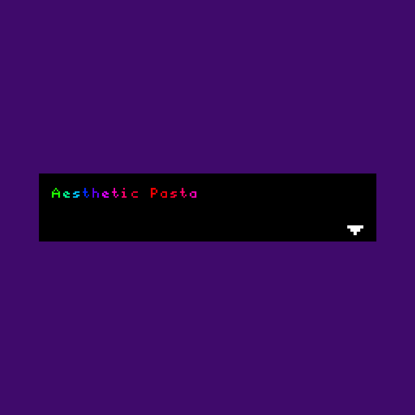 Cover image for Aesthetic Pasta
