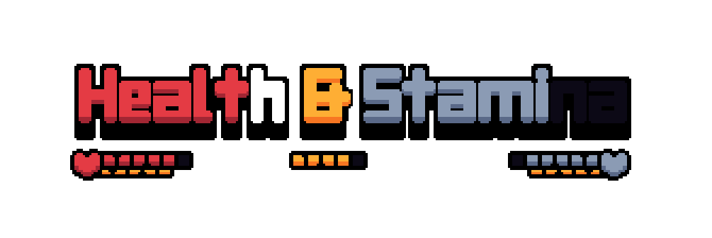 Health & Stamina Bar Pixel Art