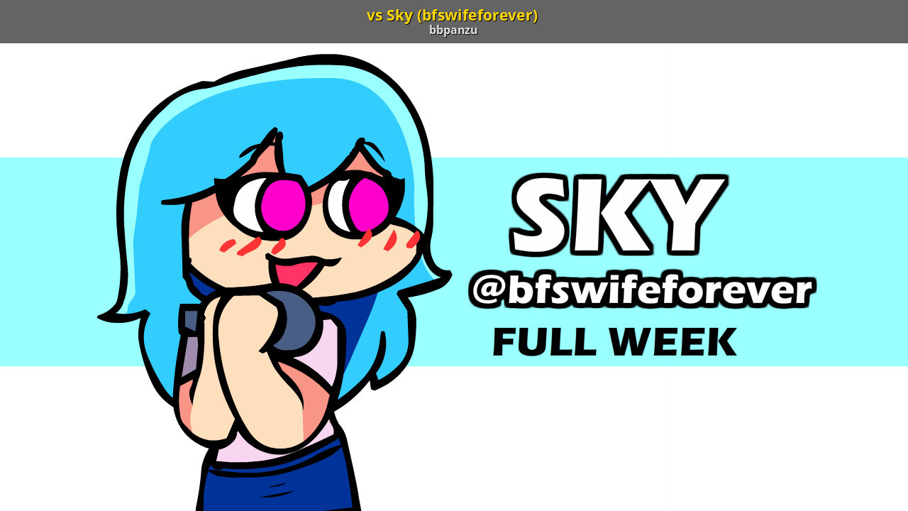 Friday Night Funkin Sky The Fangirl By Kny Fan 