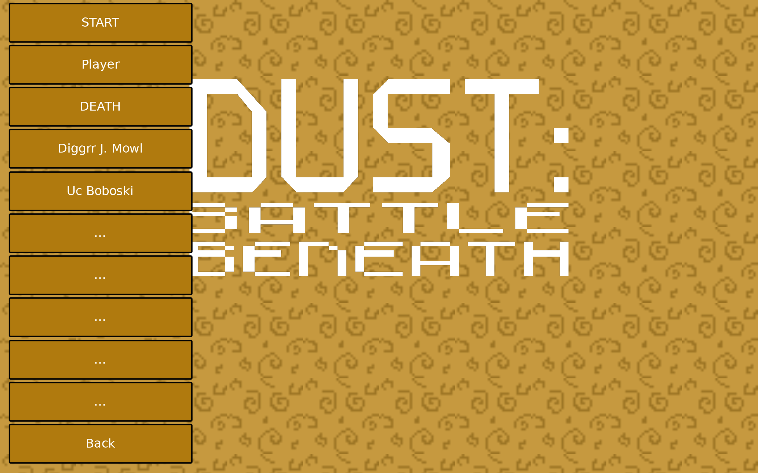 Dust Battle Beneath - Run and Gun Roguelike (Circus designs, free stuff) - Devlogs