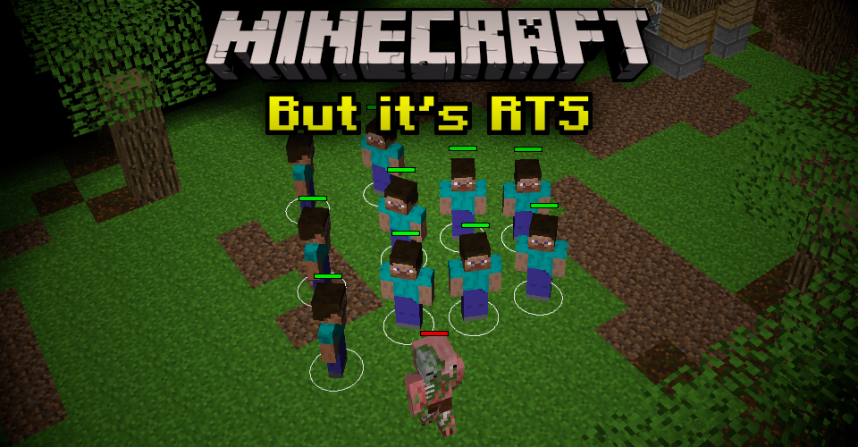 Minecraft but it's RTS