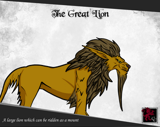 The Great Lion: A Paper Miniature  