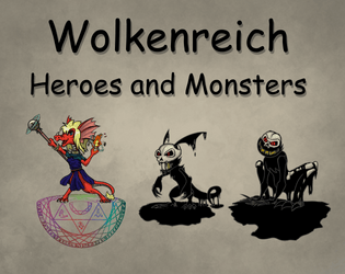 Inklings Wolkenreich   - Two Inkling darkness monsters and a Dragonkin mage for fantasy and horror settings. 