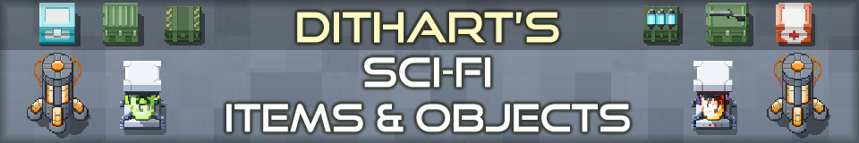 DithArt's Sci-Fi Items & Objects