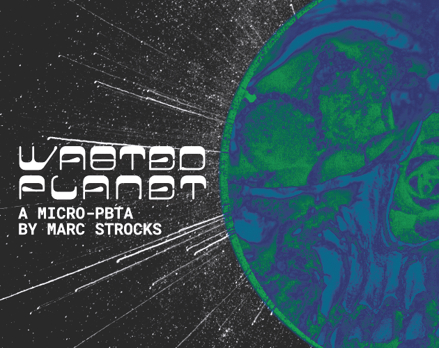 Cover image for Wasted Planet, a space apocalypse