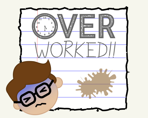 Cover image for Overworked!!