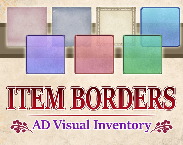 AD Visual Inventory: Free Item Borders