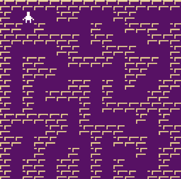 An example of a 2x2 maze game generated by the maze generator