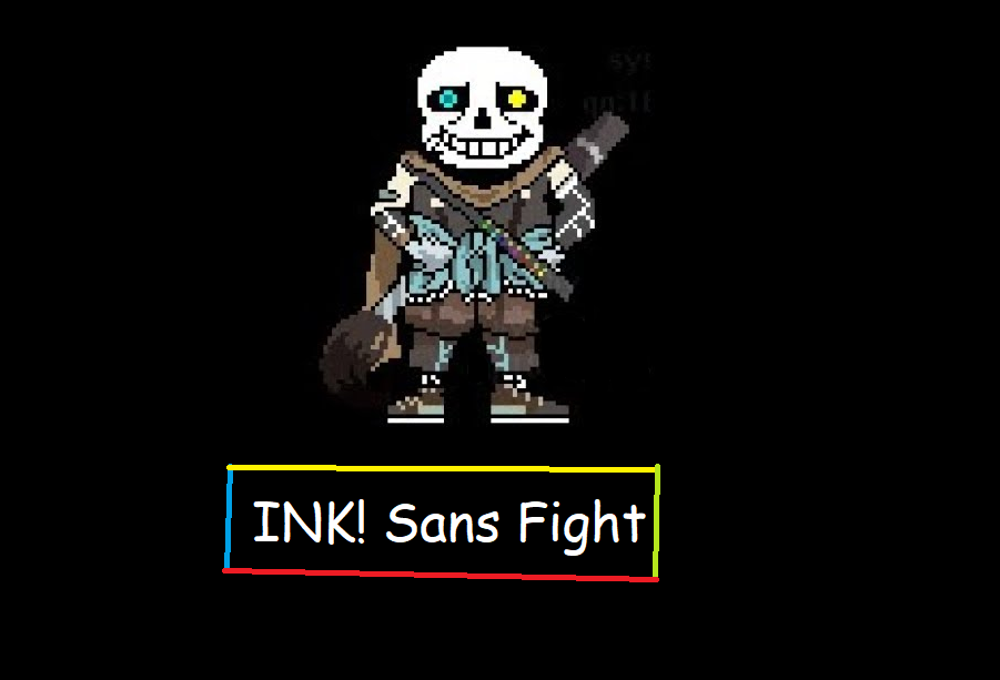 Undertale Fight-Ink Sans Sprite Au(Part end) 