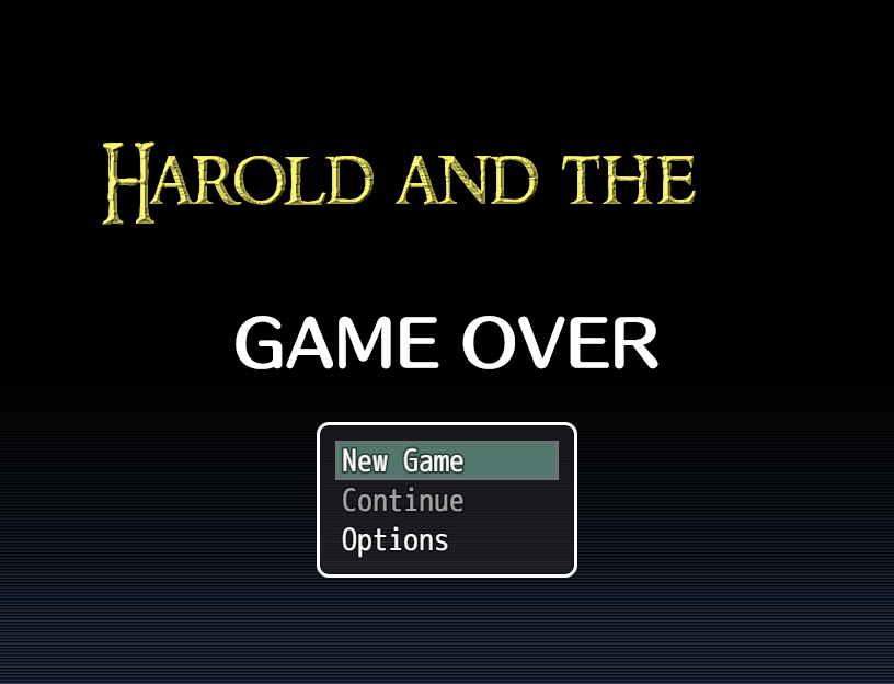 Harold and the Gameover cover