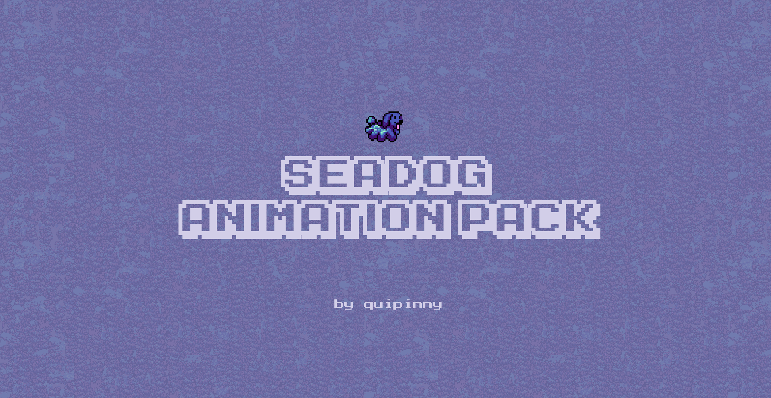 Pixel Art Seadog Animation Pack