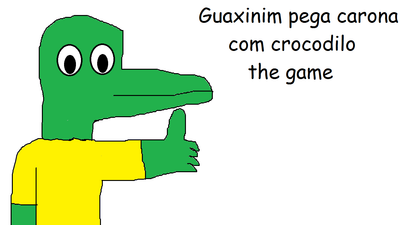 guaxinim pega carona com crocodilo the game
