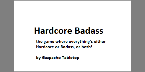 Cover image for Hardcore Badass