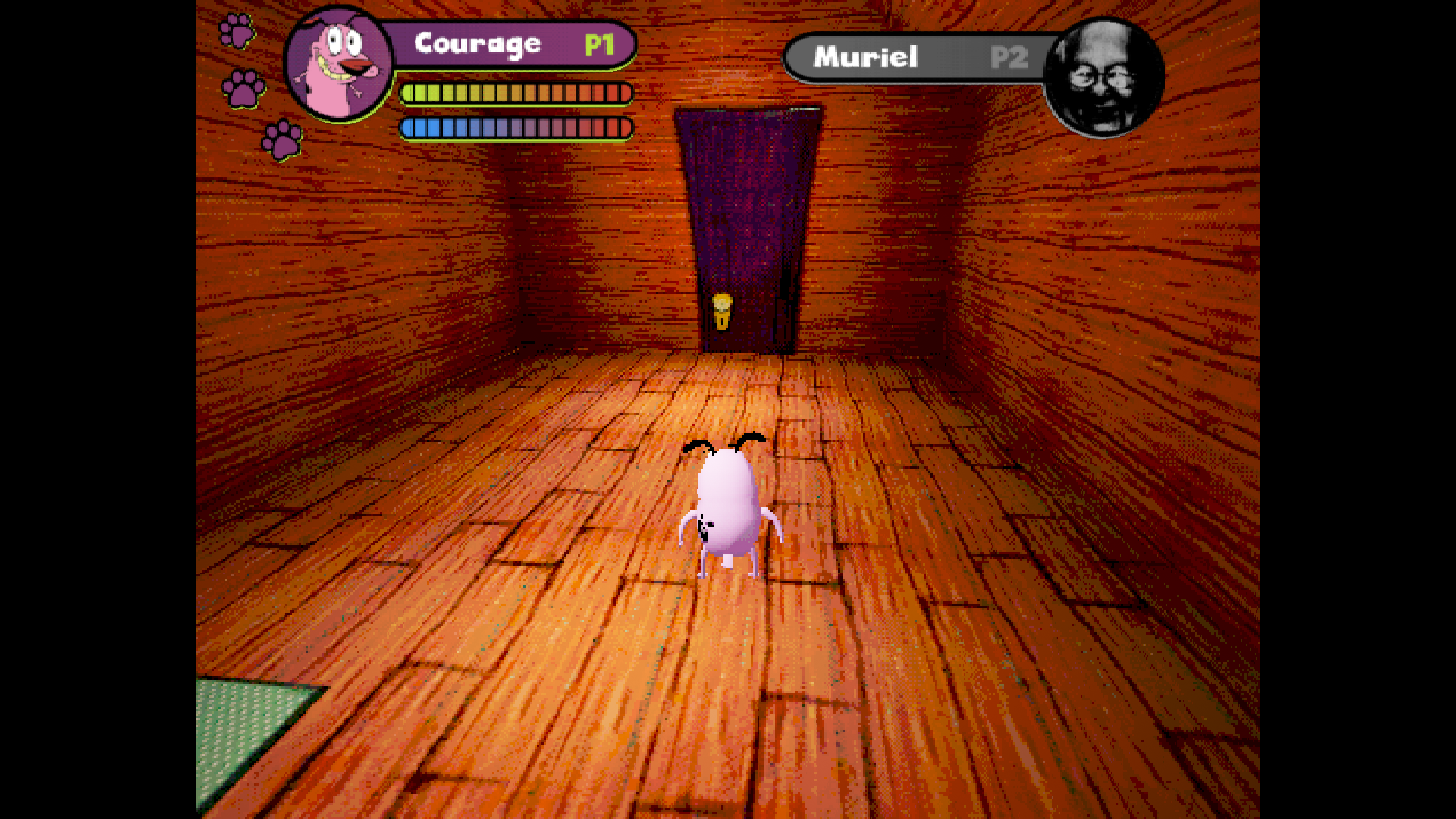 Finally released my port of the cancelled Courage the Cowardly Dog PS1  game!! : r/creepygaming