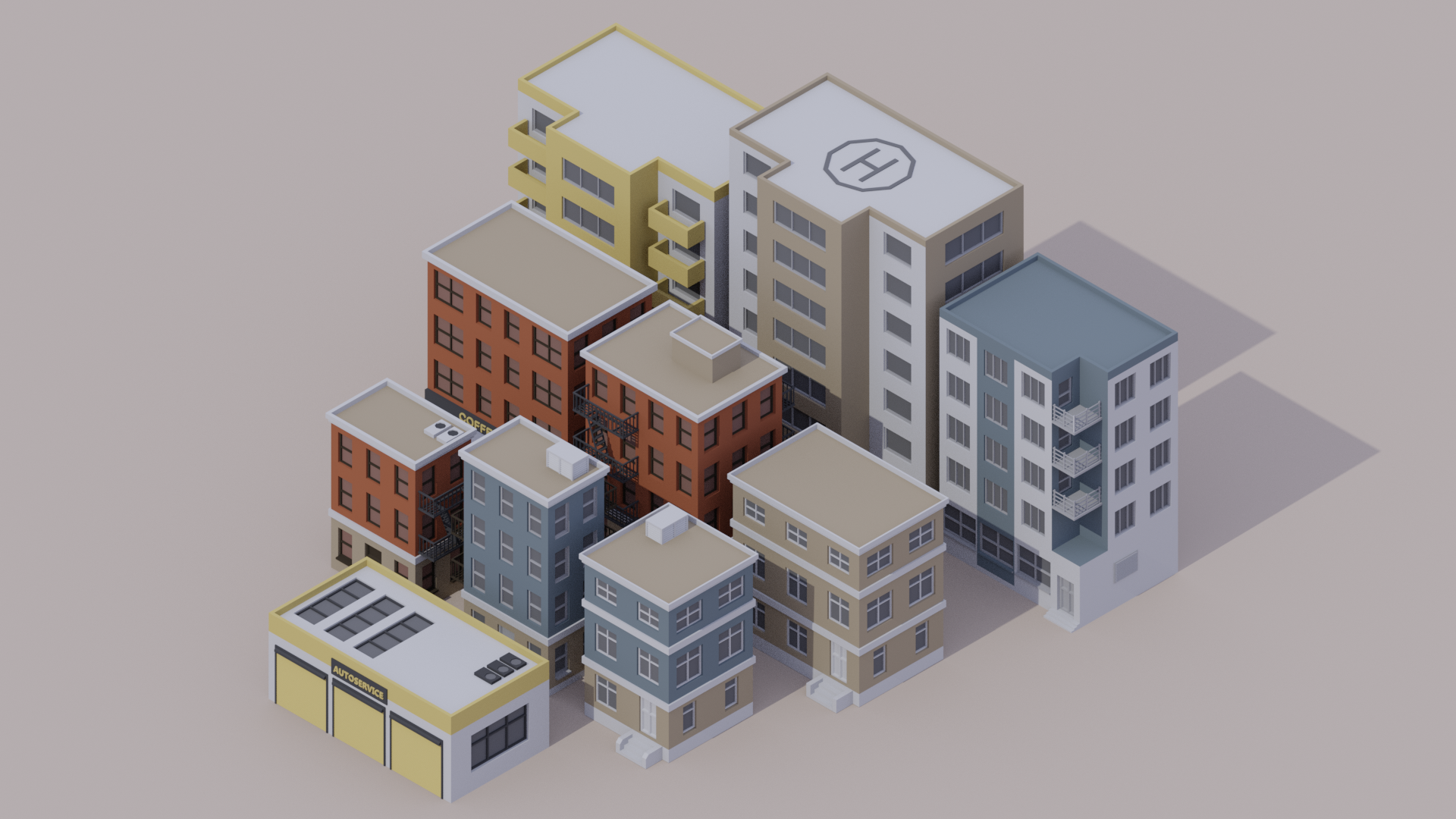 Low building. 3d model building Pack. ООО gratis buildings. Russian buildings Pack 3d model. Fbx building Block model Pack.