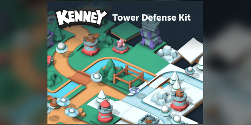 Defense Tower 3D Low Poly by Free Game Assets (GUI, Sprite, Tilesets)