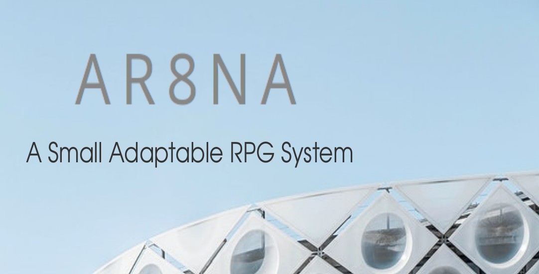 Cover image for Ar8na - A Small Adaptable RPG System
