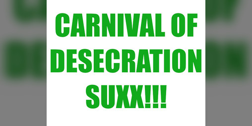 Cover image for CARNIVAL OF DESECRATION