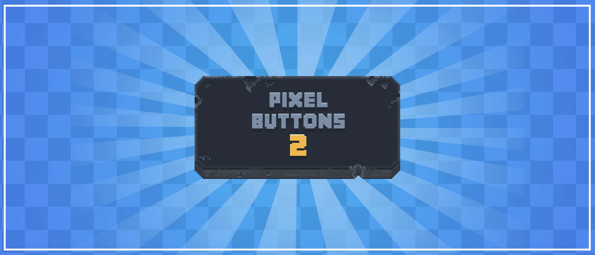 Pixel Buttons 2 - Rock Buttons